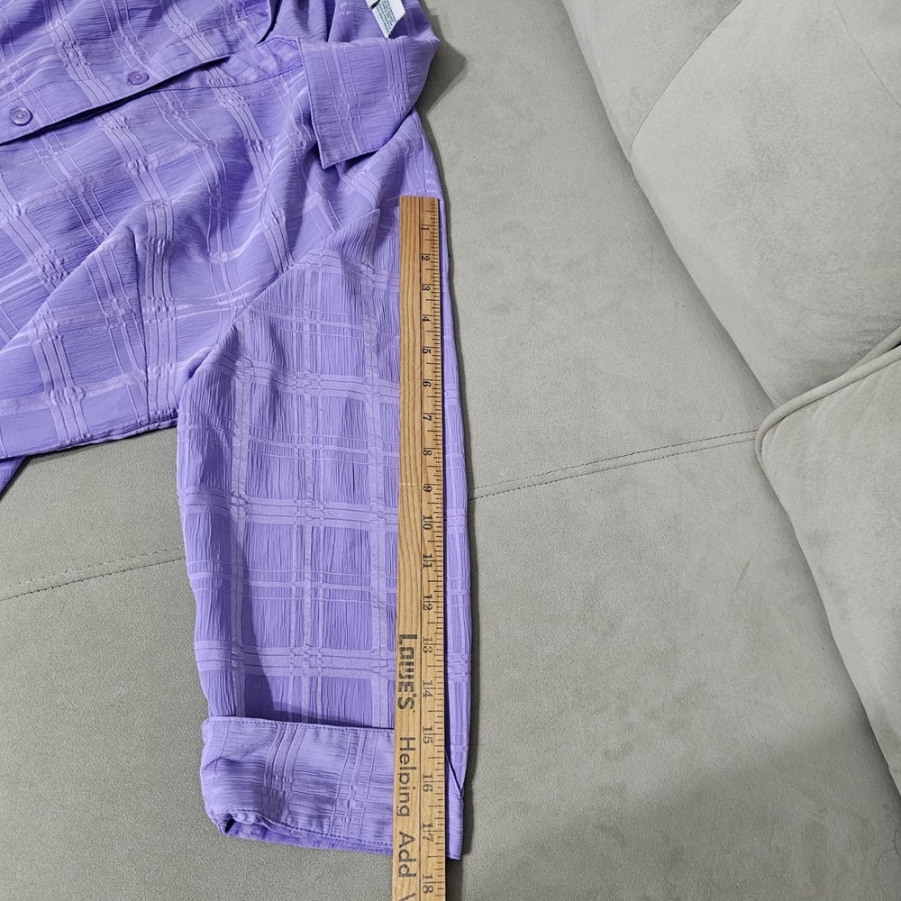 Joamna Lavender Textured Shirt - Picture 5 of 10